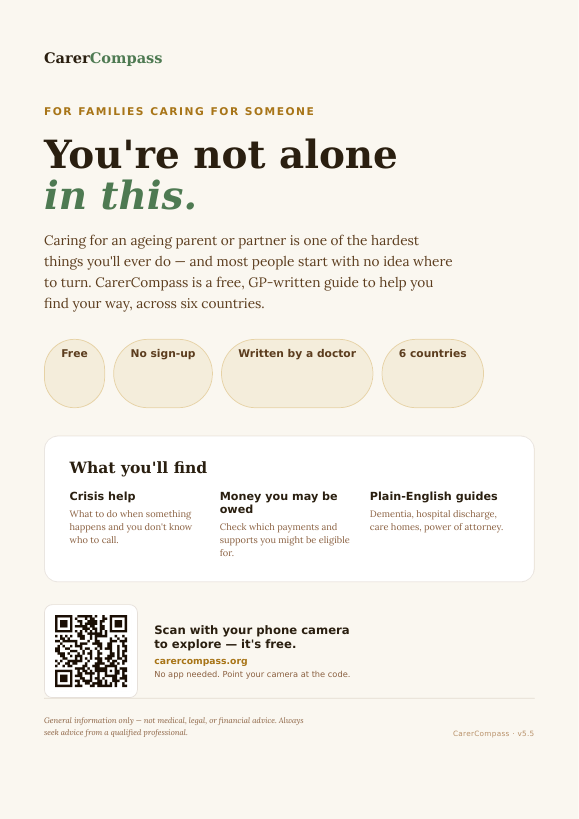 Preview: You're not alone poster